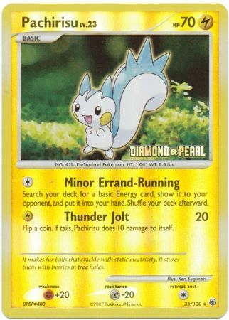 Pachirisu (35/130) [Burger King Promos: 2008 Collection] | Good Games Cannington