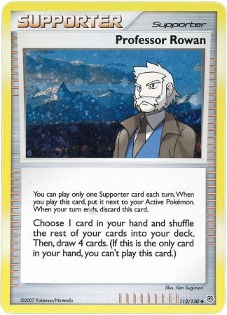 Professor Rowan (112/130) (Cosmos Holo) [Diamond & Pearl: Base Set] | Good Games Cannington