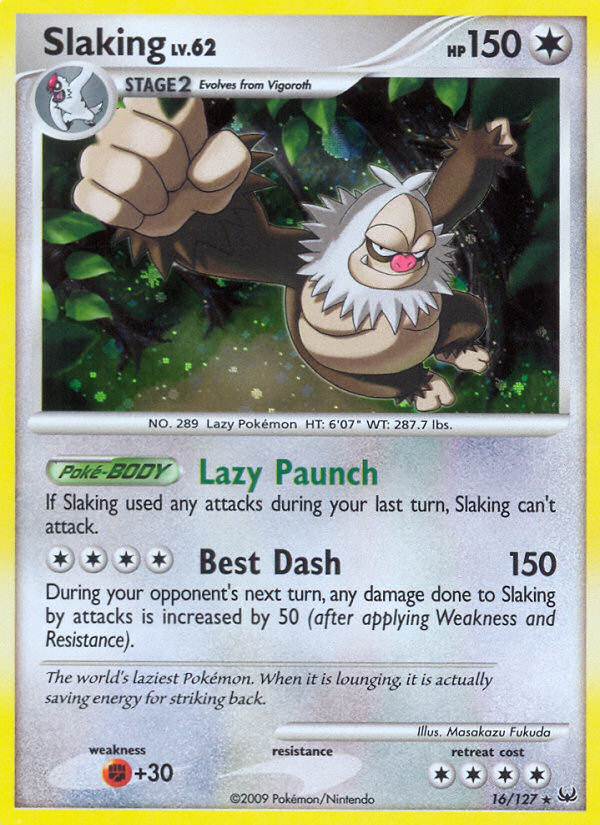 Slaking (16/127) [Platinum: Base Set] | Good Games Cannington