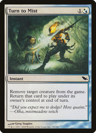 Turn to Mist [Shadowmoor] | Good Games Cannington
