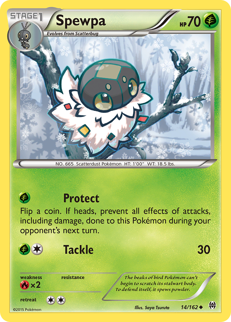 Spewpa (14/162) [XY: BREAKthrough] | Good Games Cannington