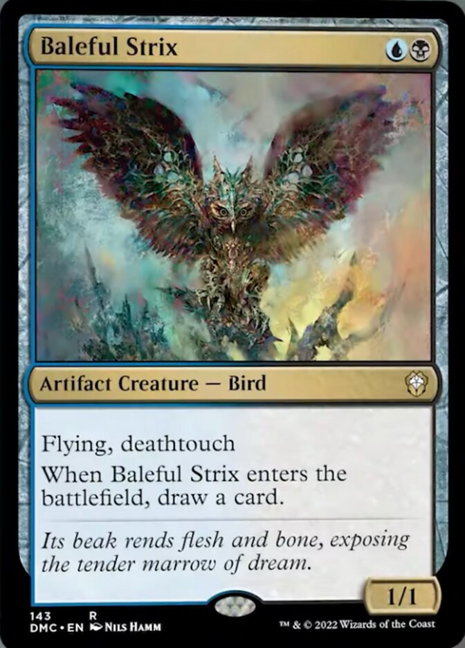 Baleful Strix [Dominaria United Commander] | Good Games Cannington