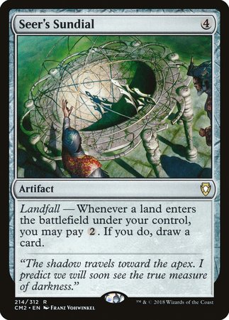 Seer's Sundial [Commander Anthology Volume II] | Good Games Cannington