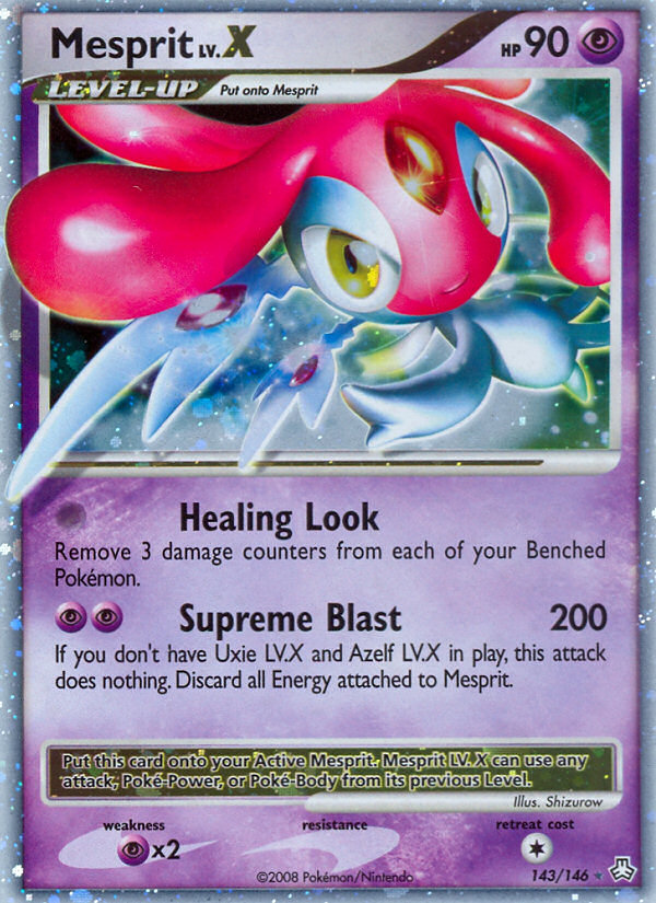 Mesprit LV.X (143/146) [Diamond & Pearl: Legends Awakened] | Good Games Cannington
