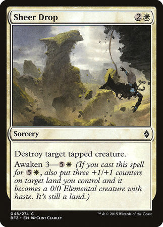 Sheer Drop [Battle for Zendikar] | Good Games Cannington