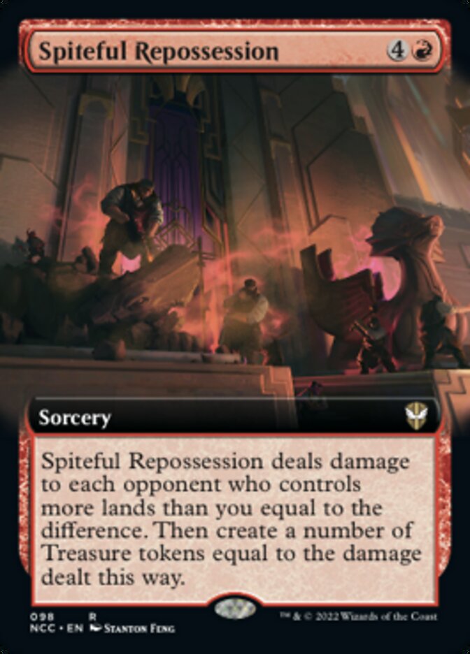 Spiteful Repossession (Extended Art) [Streets of New Capenna Commander] | Good Games Cannington