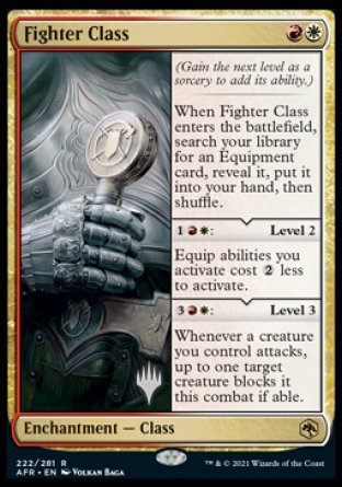 Fighter Class (Promo Pack) [Dungeons & Dragons: Adventures in the Forgotten Realms Promos] | Good Games Cannington