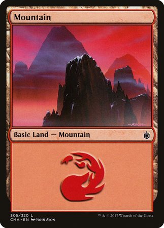 Mountain (305) [Commander Anthology] | Good Games Cannington