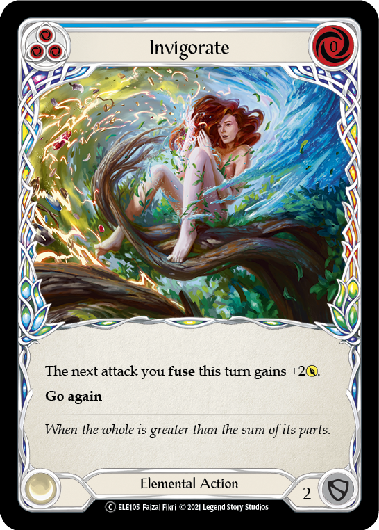 Invigorate (Blue) [U-ELE105] Unlimited Normal | Good Games Cannington