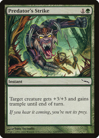 Predator's Strike [Mirrodin] | Good Games Cannington