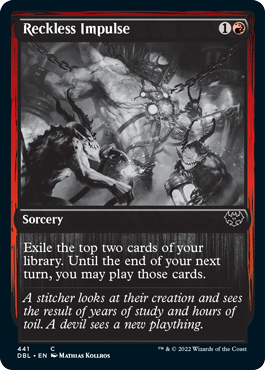 Reckless Impulse [Innistrad: Double Feature] | Good Games Cannington