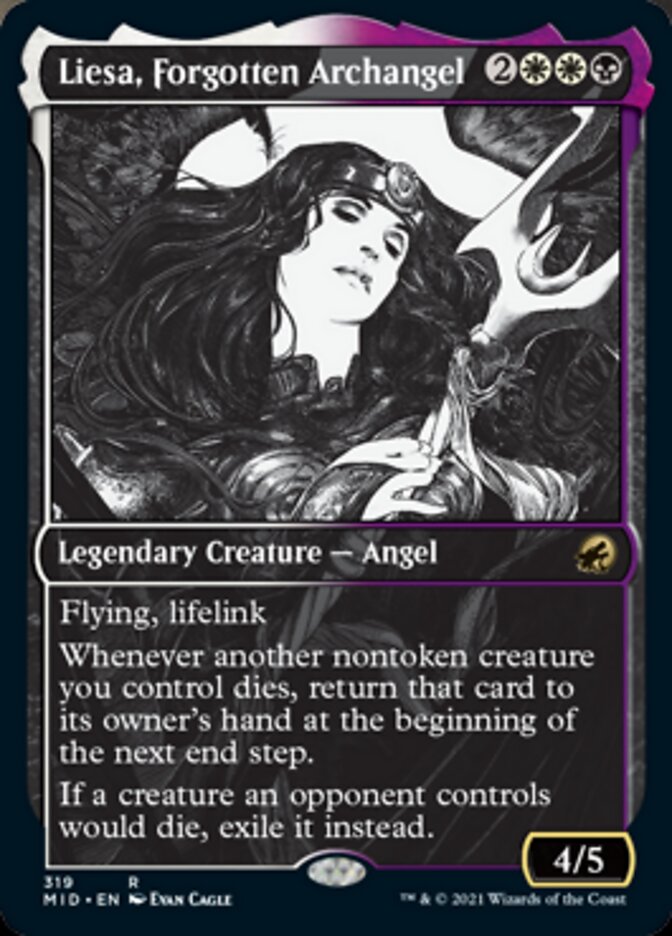 Liesa, Forgotten Archangel (Showcase Eternal Night) [Innistrad: Midnight Hunt] | Good Games Cannington