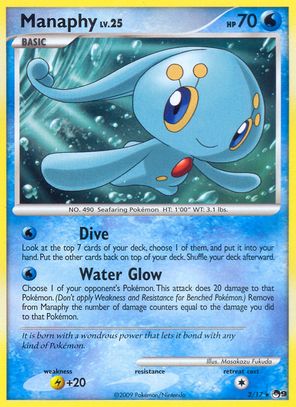Manaphy (2/17) [POP Series 9] | Good Games Cannington