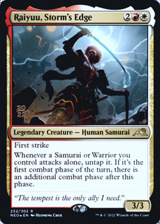 Raiyuu, Storm's Edge [Kamigawa: Neon Dynasty Prerelease Promos] | Good Games Cannington