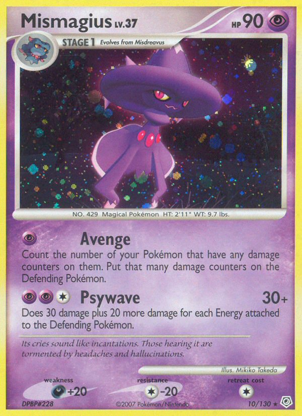 Mismagius (10/130) [Diamond & Pearl: Base Set] | Good Games Cannington