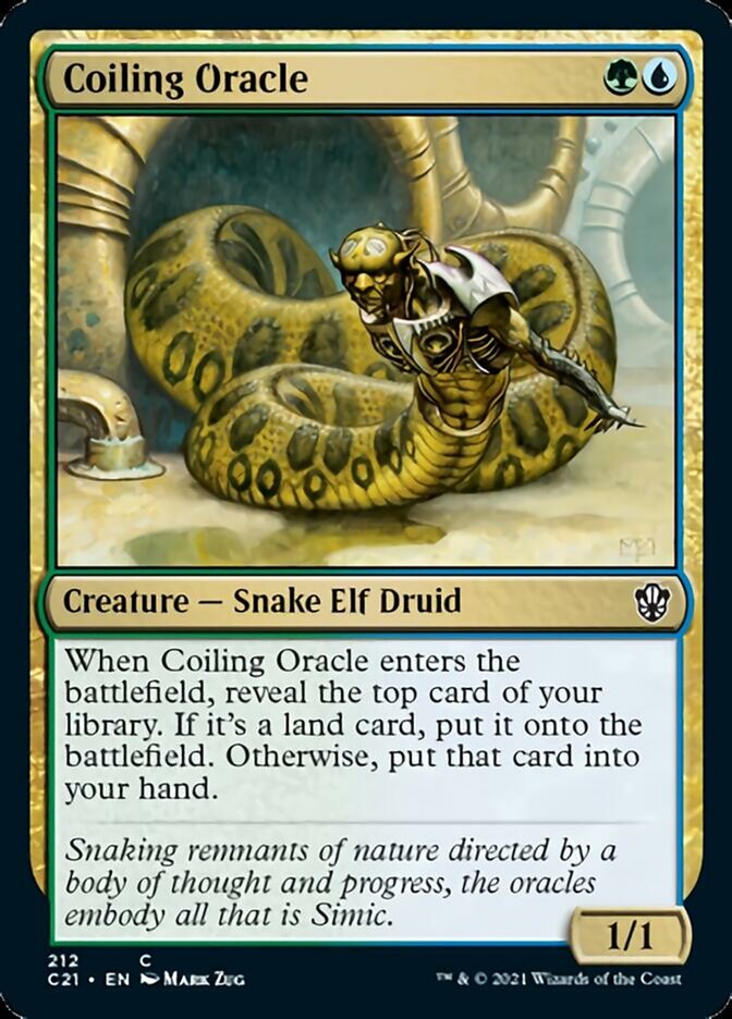 Coiling Oracle [Commander 2021] | Good Games Cannington