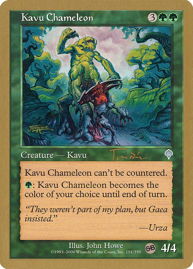 Kavu Chameleon (Jan Tomcani) (SB) [World Championship Decks 2001] | Good Games Cannington