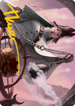 Celestus Sanctifier Art Card (Gold-Stamped Signature) [Innistrad: Midnight Hunt Art Series] | Good Games Cannington