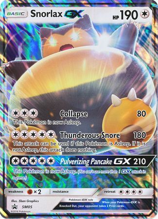 Snorlax GX (SM05) (Jumbo Card) [Sun & Moon: Black Star Promos] | Good Games Cannington