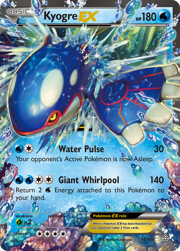Kyogre EX (54/160) [XY: Primal Clash] | Good Games Cannington