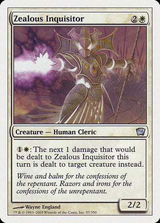 Zealous Inquisitor [Ninth Edition] | Good Games Cannington