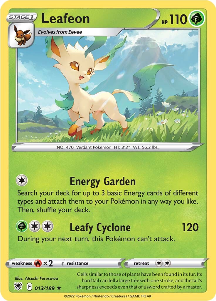 Leafeon (013/189) [Sword & Shield: Astral Radiance] | Good Games Cannington