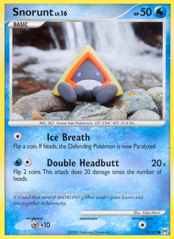 Snorunt (75/99) [Platinum: Arceus] | Good Games Cannington