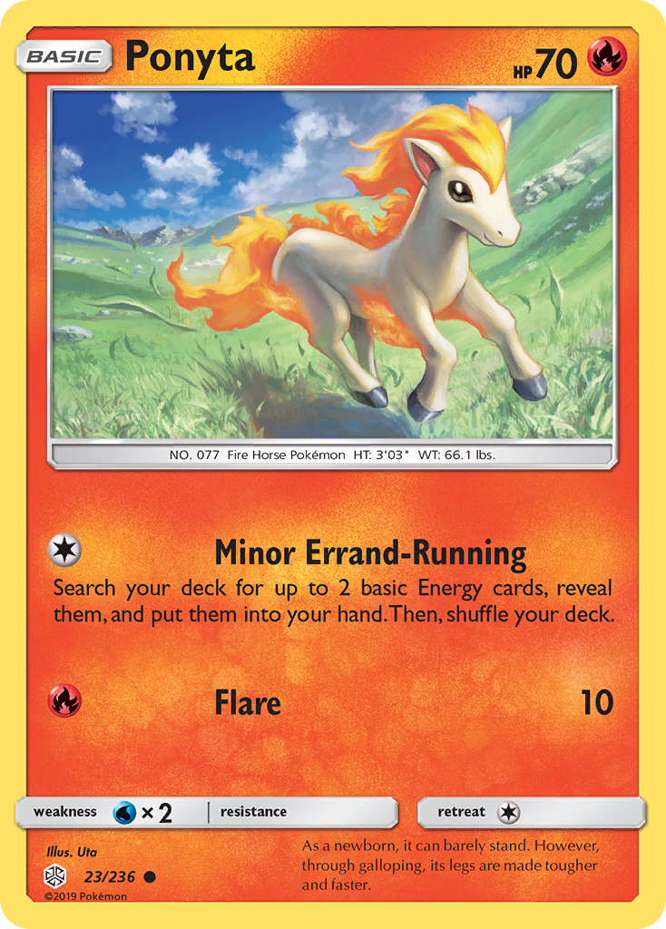 Ponyta (23/236) [Sun & Moon: Cosmic Eclipse] | Good Games Cannington