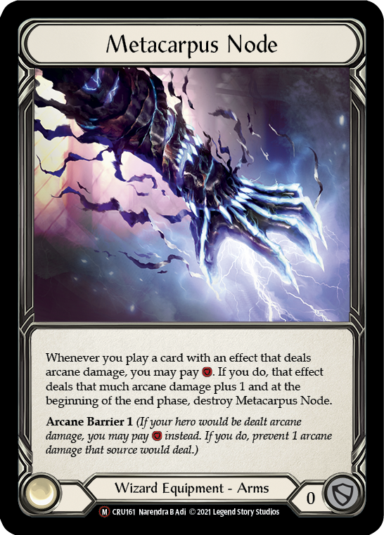 Metacarpus Node [U-CRU161-RF] Unlimited Rainbow Foil | Good Games Cannington