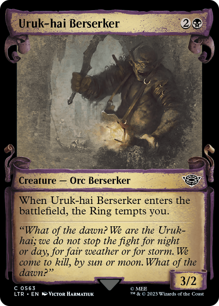 Uruk-hai Berserker [The Lord of the Rings: Tales of Middle-Earth Showcase Scrolls] | Good Games Cannington