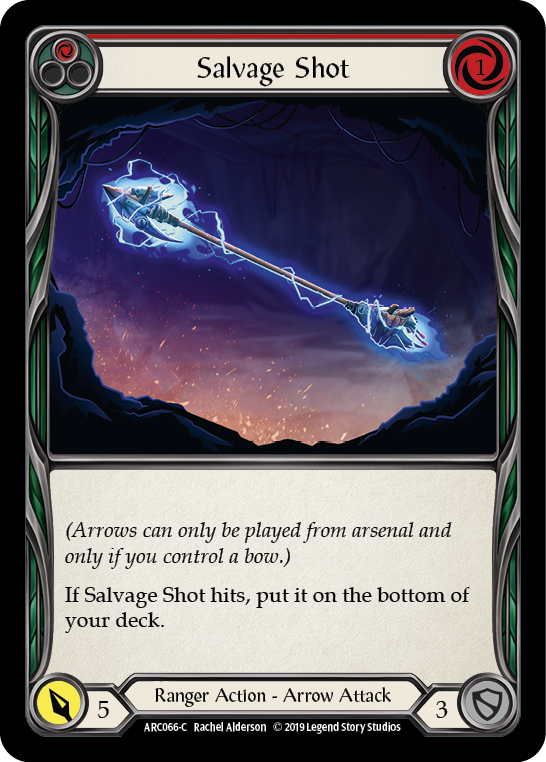 Salvage Shot (Red) [ARC066-C] 1st Edition Normal | Good Games Cannington