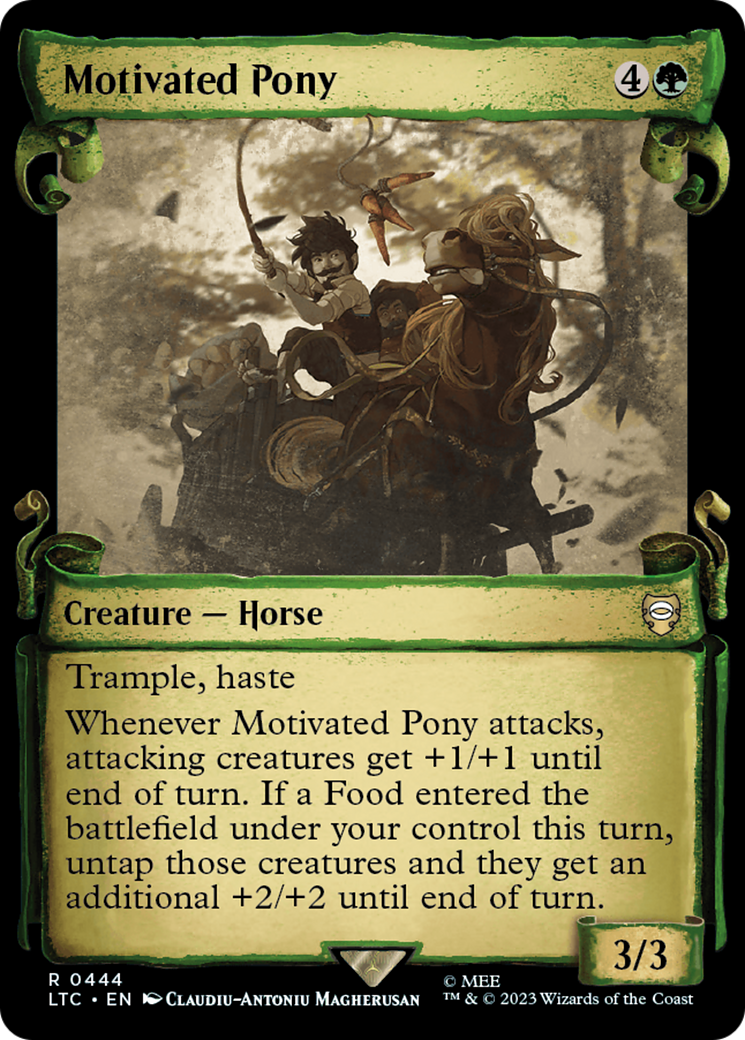 Motivated Pony [The Lord of the Rings: Tales of Middle-Earth Commander Showcase Scrolls] | Good Games Cannington