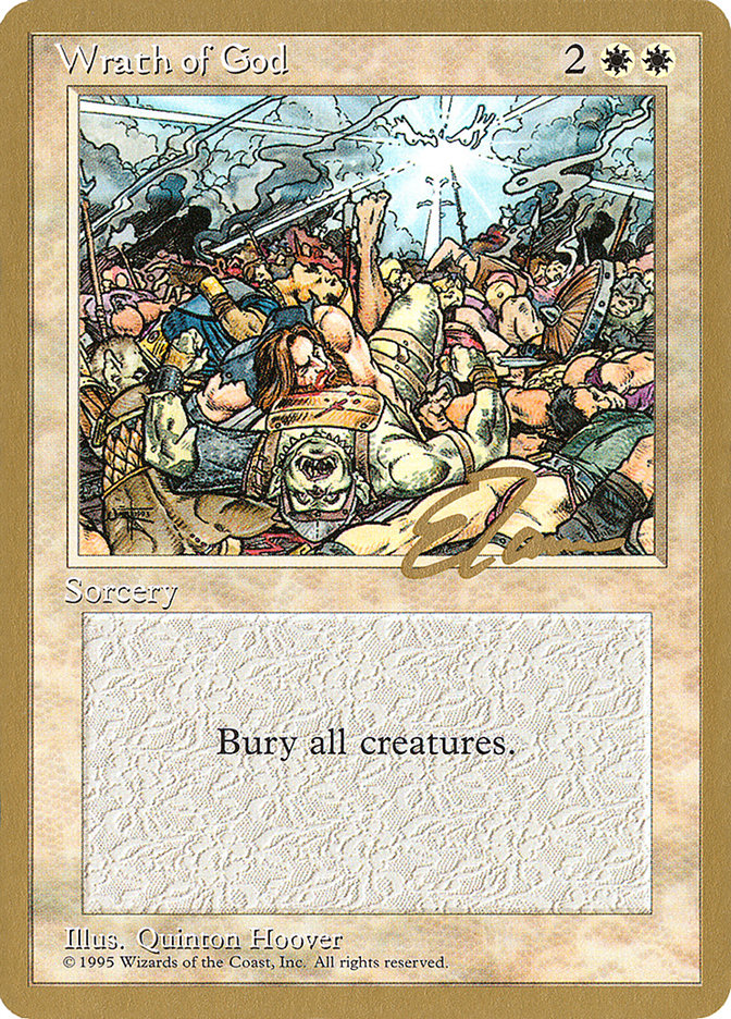 Wrath of God (Eric Tam) [Pro Tour Collector Set] | Good Games Cannington