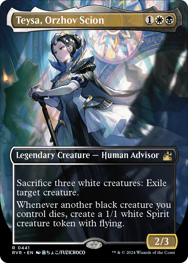 Teysa, Orzhov Scion (Anime Borderless) [Ravnica Remastered] | Good Games Cannington