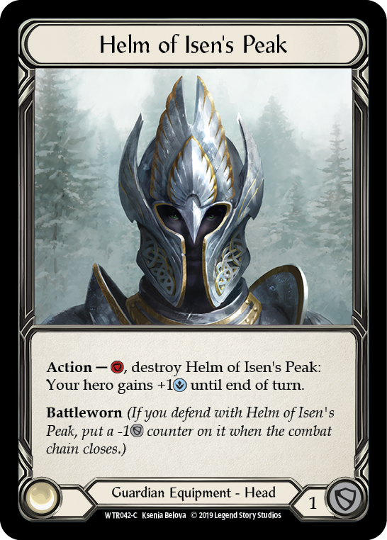 Helm of Isen's Peak [WTR042-C] Alpha Print Normal | Good Games Cannington