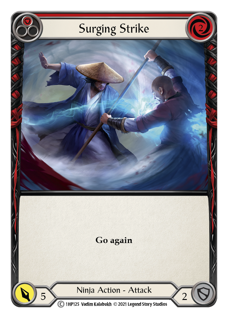 Surging Strike (Red) [1HP125] | Good Games Cannington