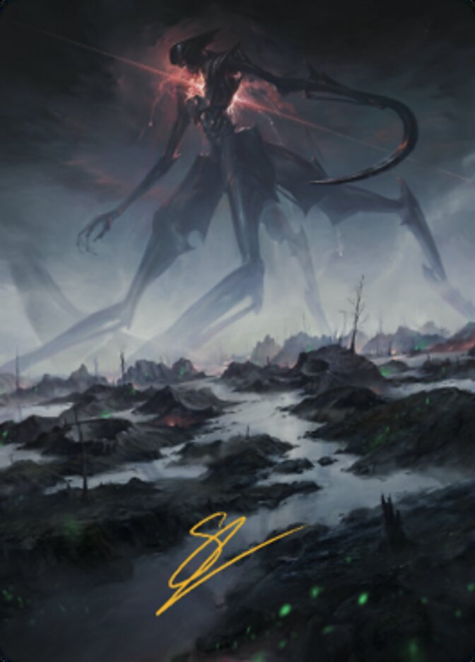 Swamp (1) Art Card (Gold-Stamped Signature) [The Brothers' War Art Series] | Good Games Cannington