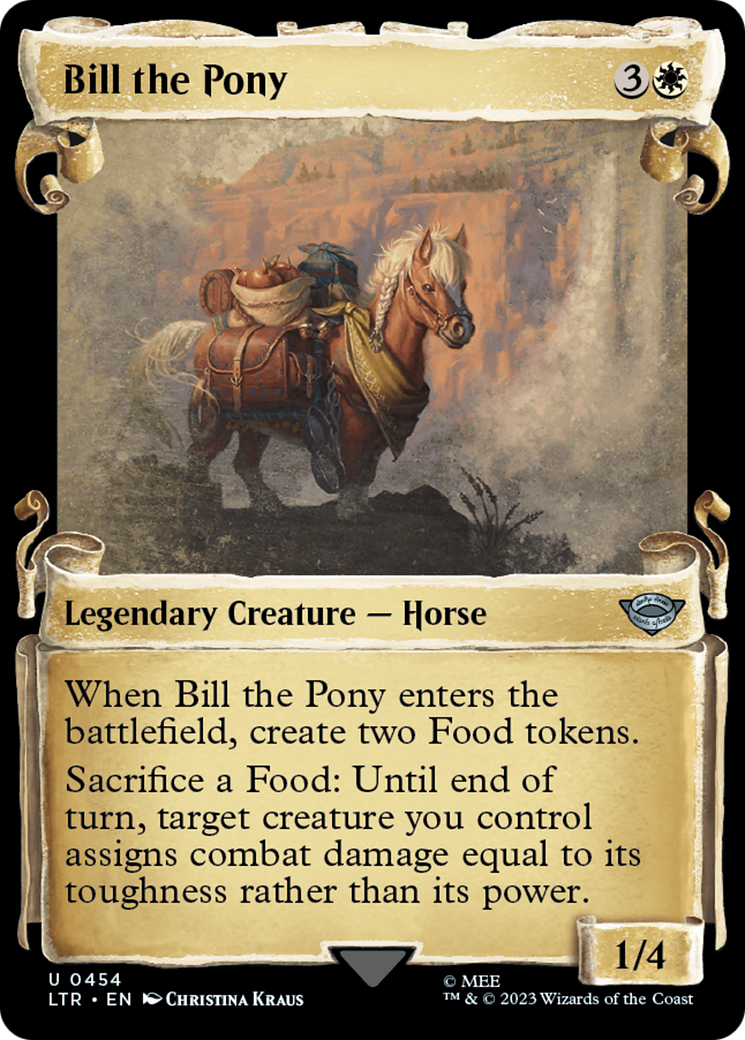 Bill the Pony [The Lord of the Rings: Tales of Middle-Earth Showcase Scrolls] | Good Games Cannington