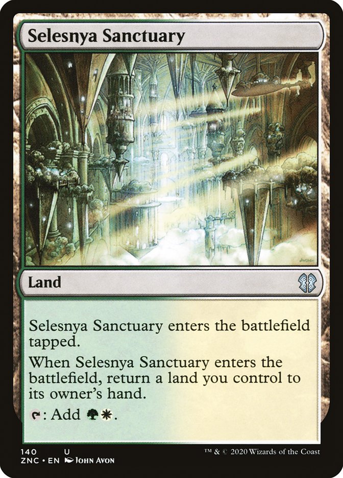 Selesnya Sanctuary [Zendikar Rising Commander] | Good Games Cannington