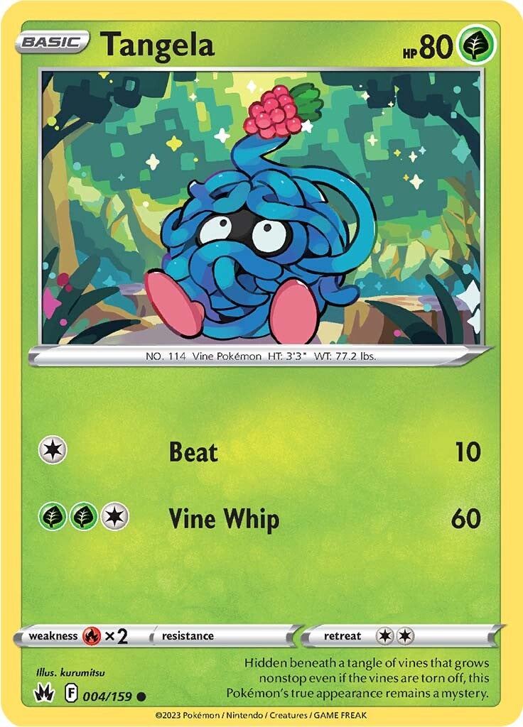 Tangela (004/159) [Sword & Shield: Crown Zenith] | Good Games Cannington