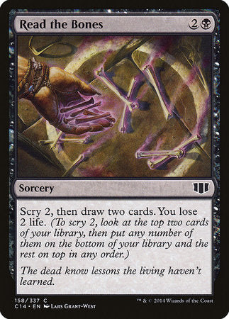 Read the Bones [Commander 2014] | Good Games Cannington