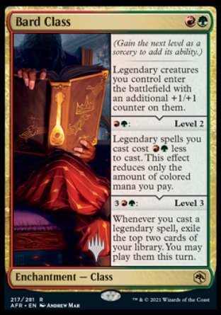 Bard Class (Promo Pack) [Dungeons & Dragons: Adventures in the Forgotten Realms Promos] | Good Games Cannington