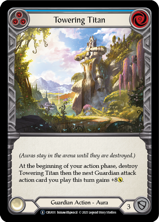 Towering Titan (Blue) [U-CRU031] Unlimited Normal | Good Games Cannington