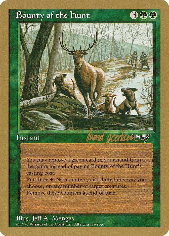 Bounty of the Hunt (Svend Geertsen) [World Championship Decks 1997] | Good Games Cannington