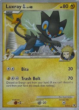Luxray GL LV.48 (9/111) (Happy Luck - Mychael Bryan) [World Championships 2010] | Good Games Cannington