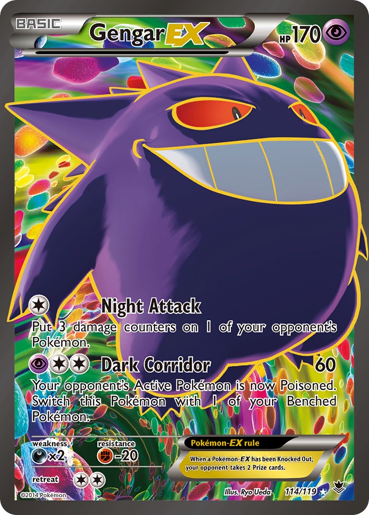 Gengar EX (114/119) [XY: Phantom Forces] | Good Games Cannington