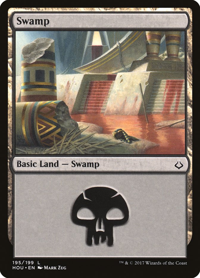Swamp (195) [Hour of Devastation] | Good Games Cannington