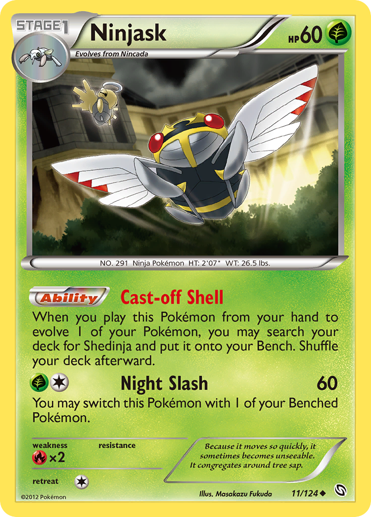 Ninjask (11/124) [Black & White: Dragons Exalted] | Good Games Cannington