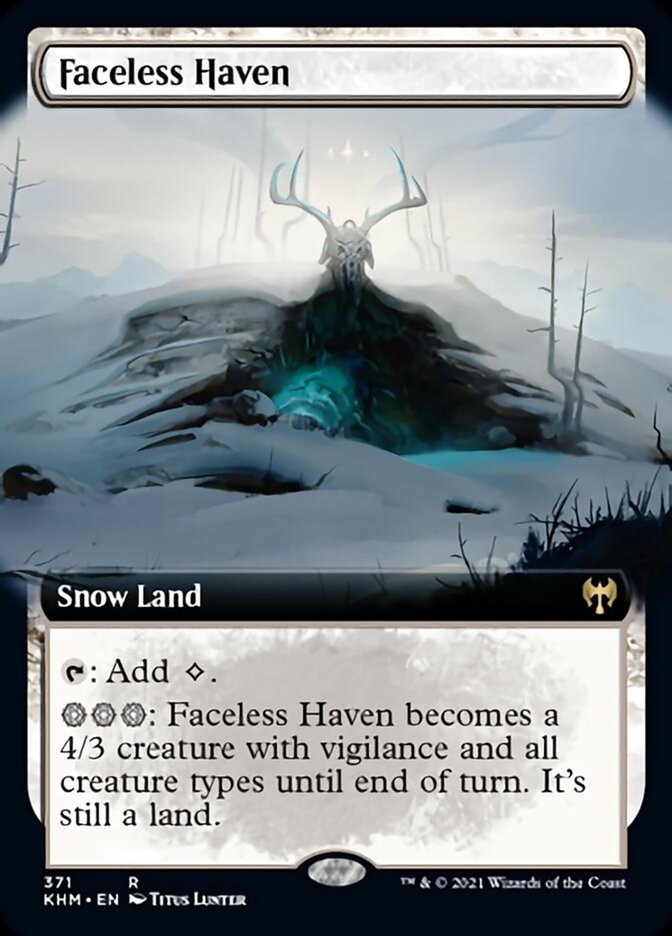 Faceless Haven (Extended Art) [Kaldheim] | Good Games Cannington