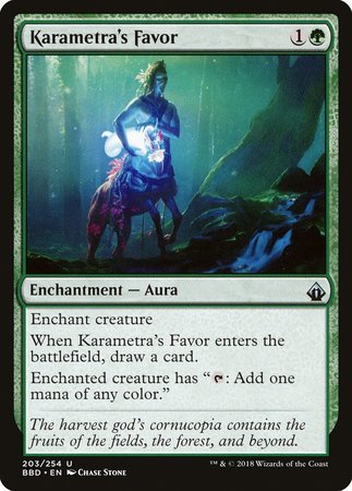 Karametra's Favor [Battlebond] | Good Games Cannington